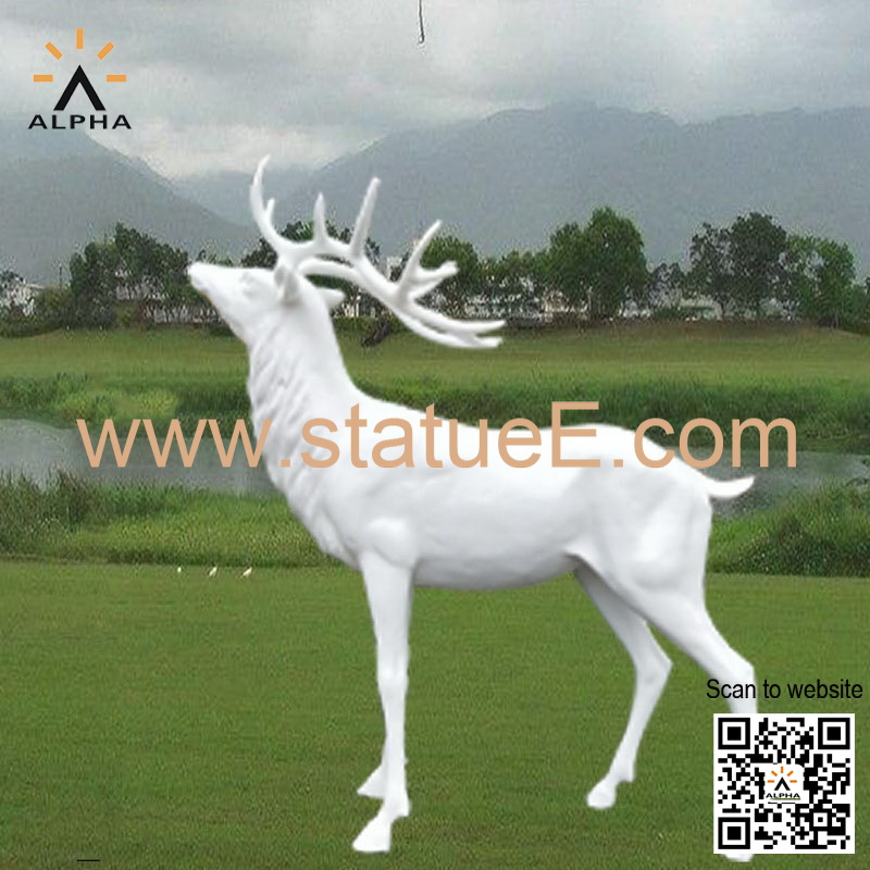 life size stag statue