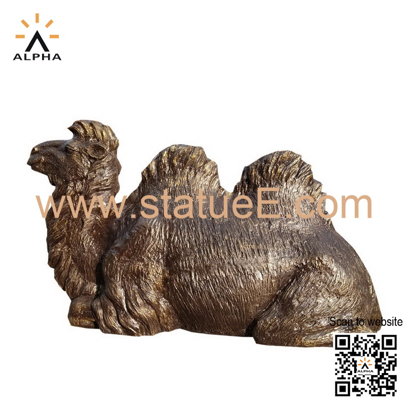 Sitting camel statue