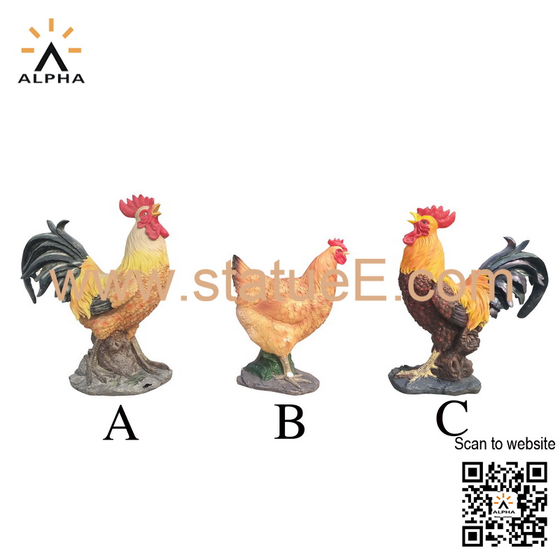 Chicken statues