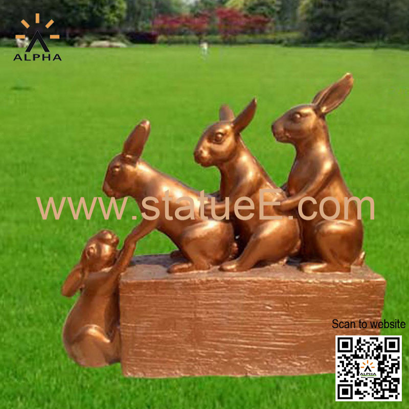 life size rabbit statues