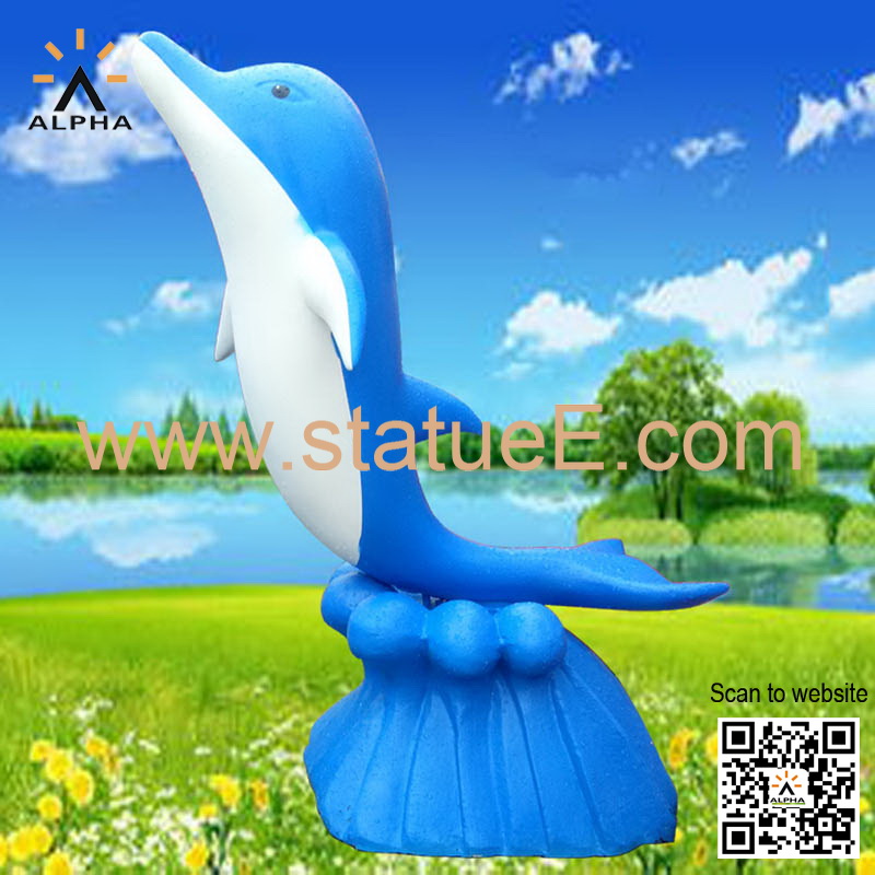 sea park dolphin statue