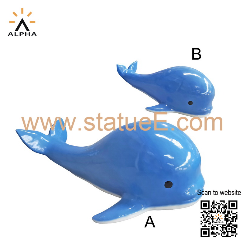 large size whale statue