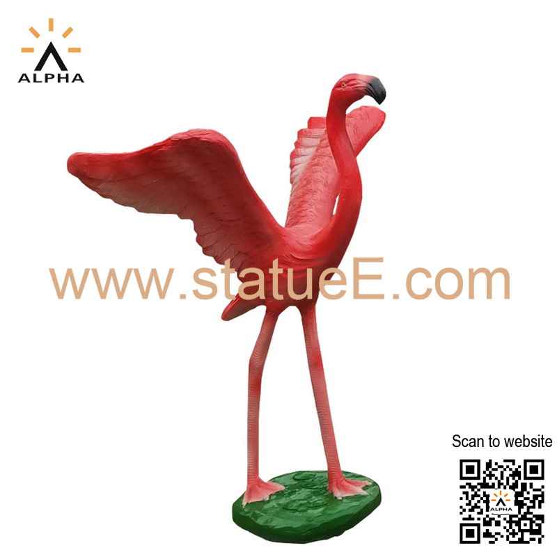fiberglass flamingo