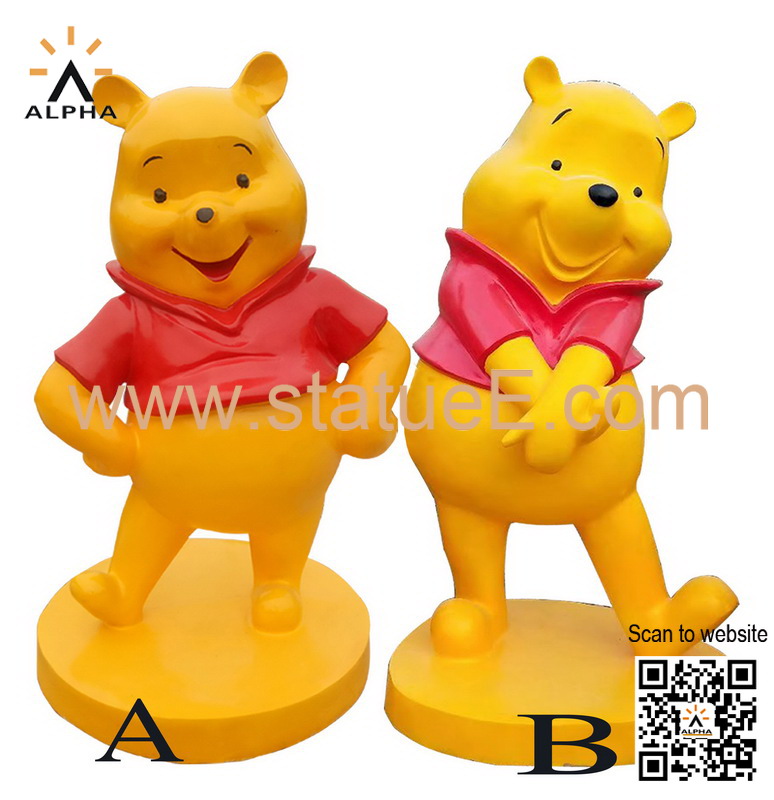 Winnie bear statue