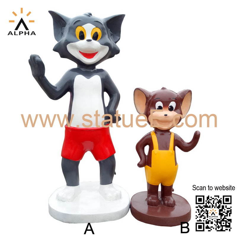 Tom and Jerry statue