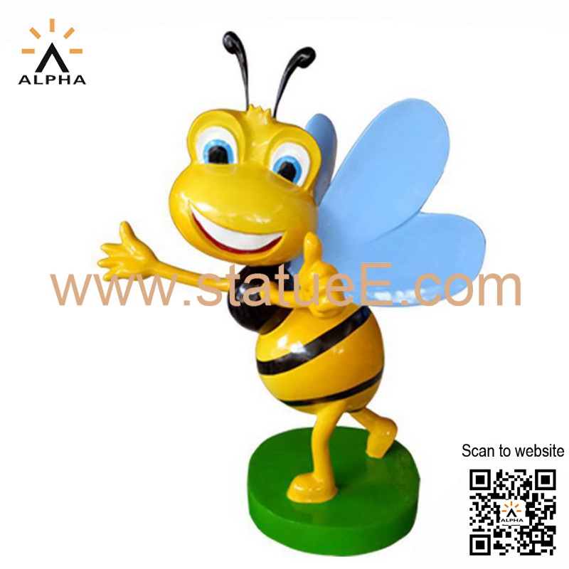Garden bee statue