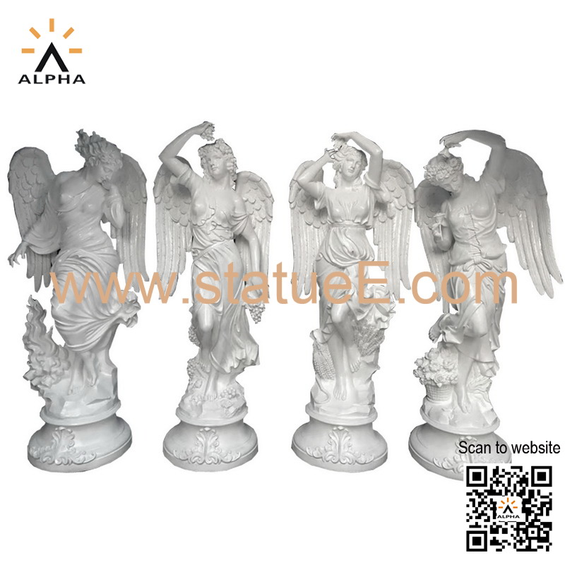 Resin angel statues