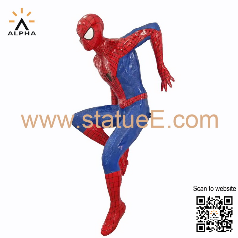 Garden spider man statue