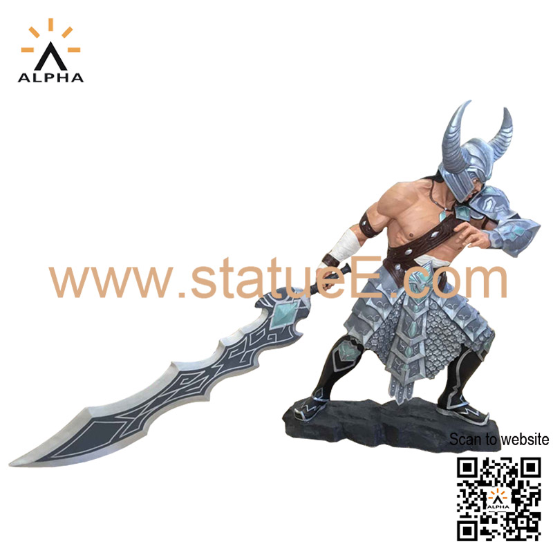 Tryndamere game statue