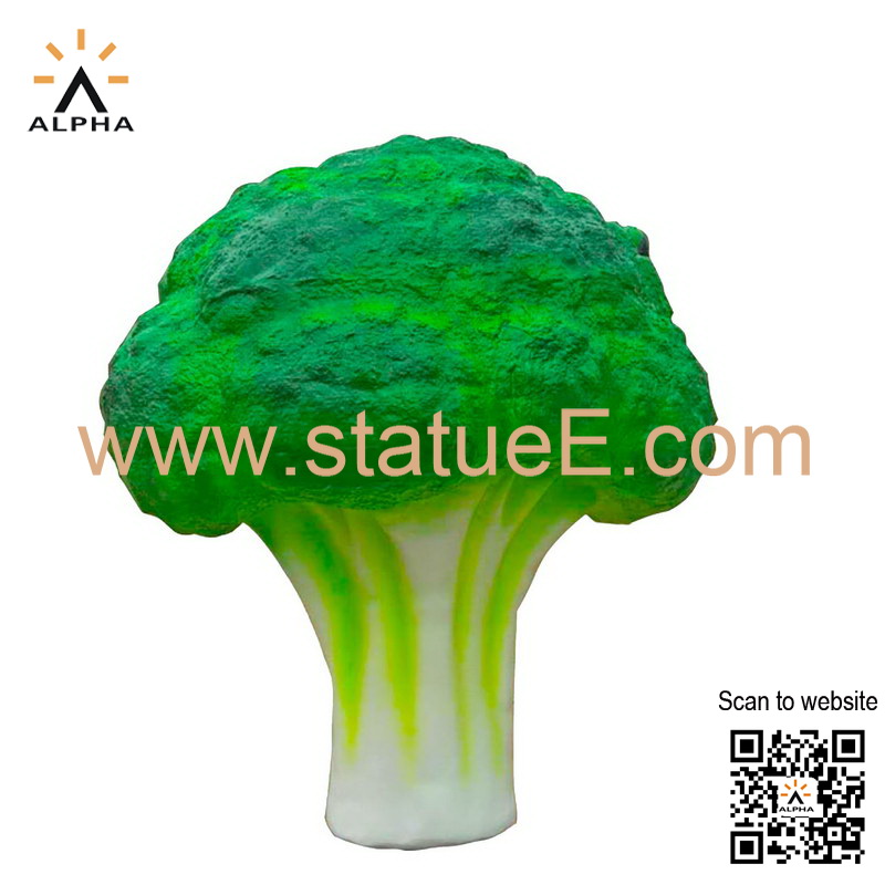 Broccoli garden sculpture