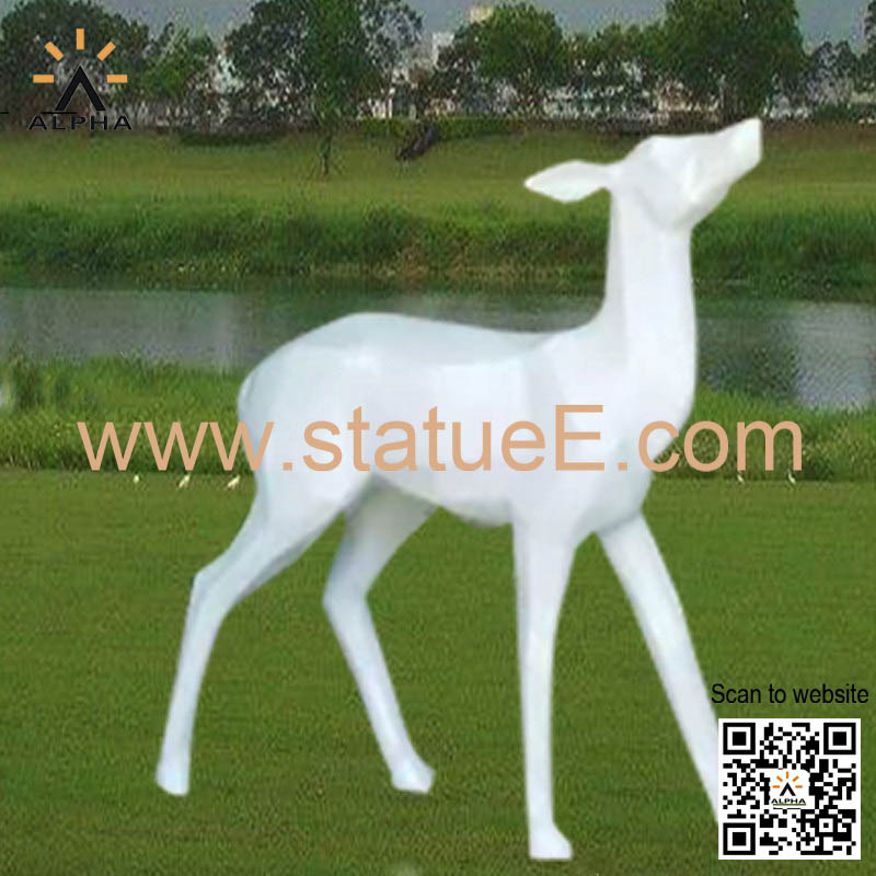 Modern deer garden statue